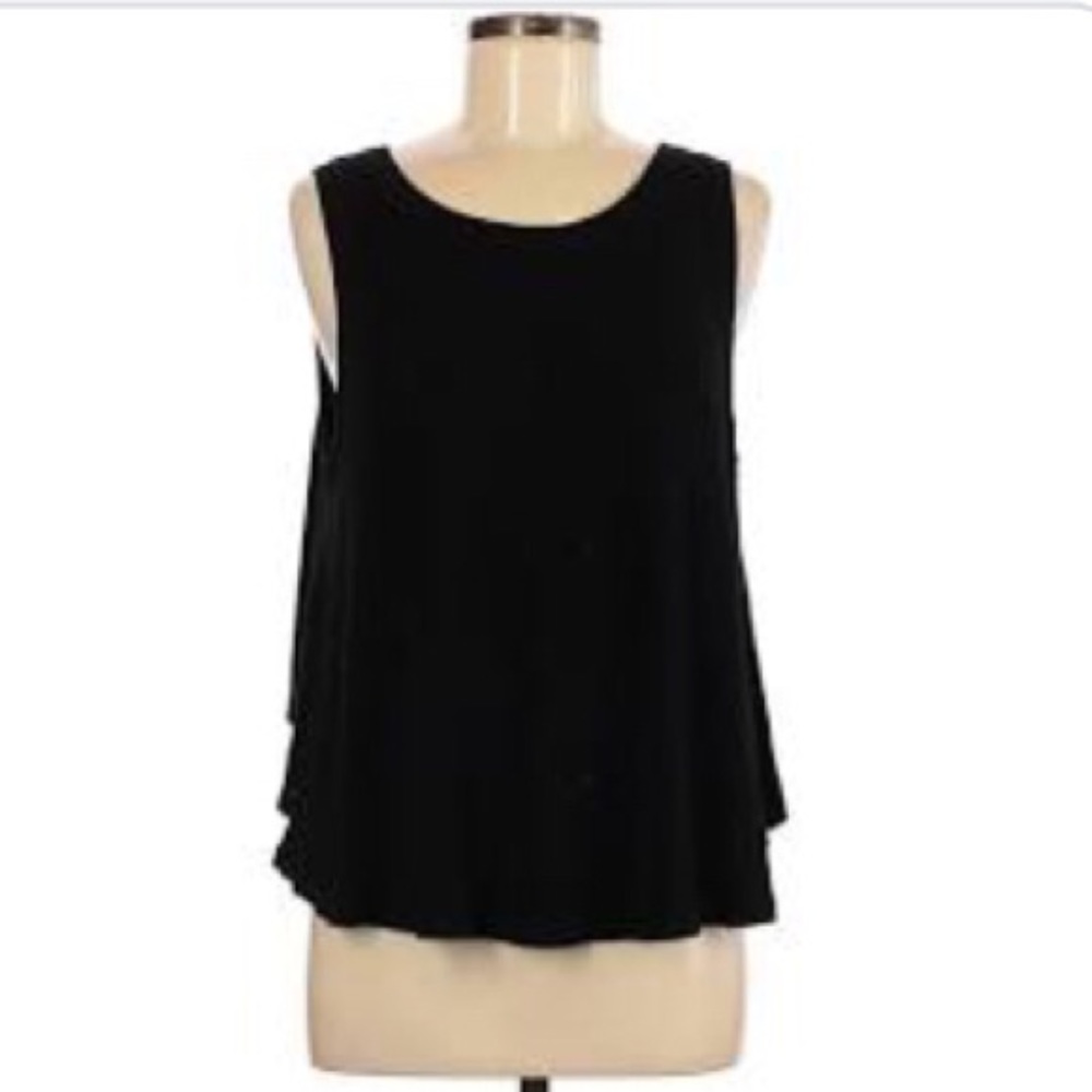 Brandy Melville Black Sleeveless Top